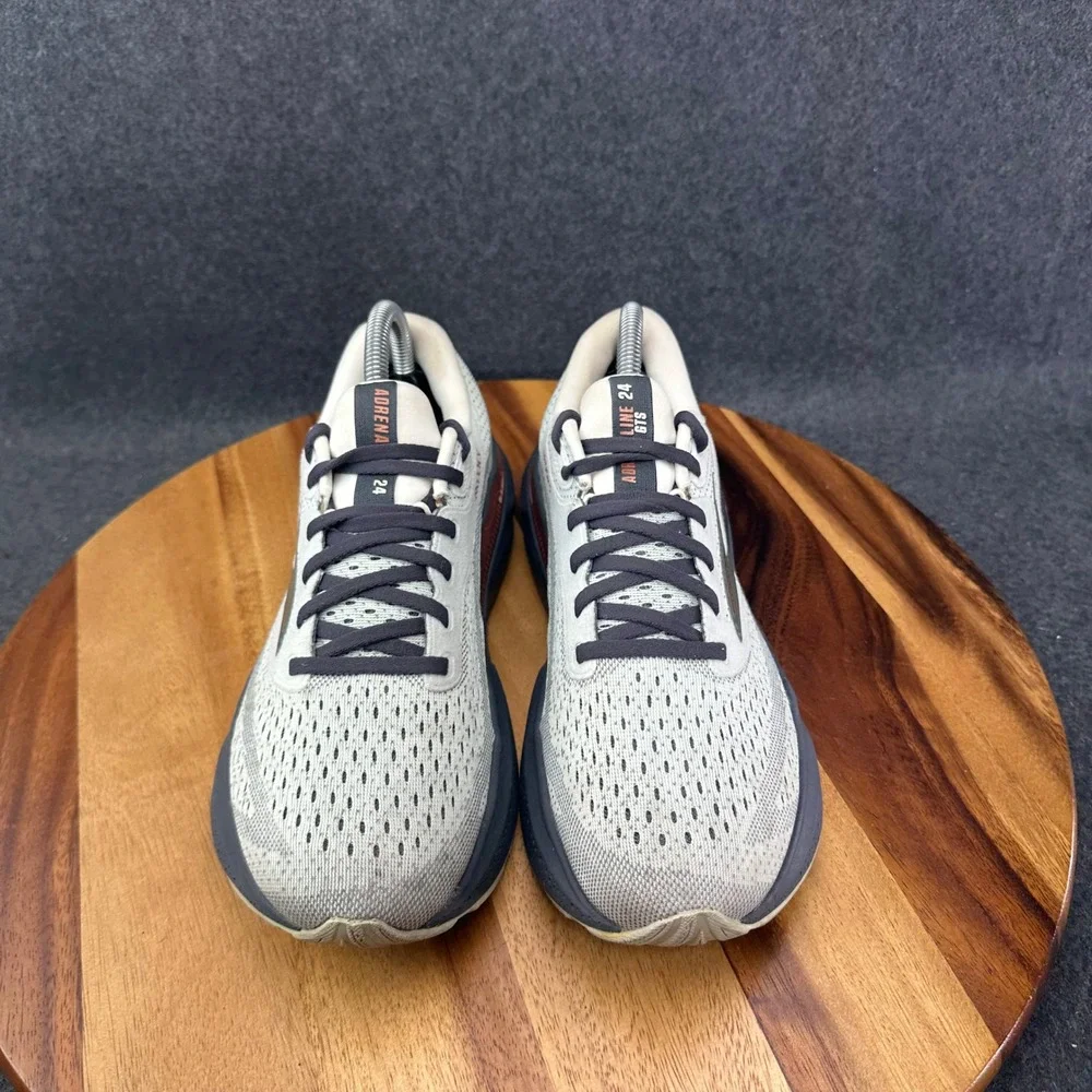 Brooks Adrenaline GTS 24 Women's Size 9 Grey Running Shoes Sneakers 1204261B030